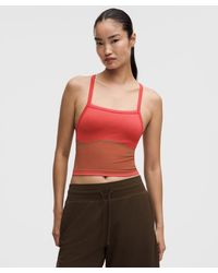 lululemon - – Salutations Yoga Tank Top Light Support, B/C Cup – – Size Large - Lyst