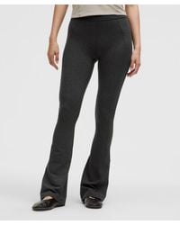 lululemon - Soft Sueded Split-Hem High-Rise Mini-Flare Pants Regular - Lyst