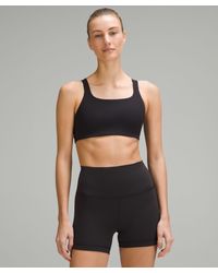 lululemon - – Ultralu Square-Neck Workout Sports Bra Medium Support, B/C Cup – – Size 14 - Lyst