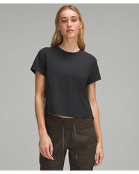 lululemon - Classic-fit T-shirt - Cotton-blend - Color Black - Size 10 - Lyst