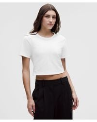 lululemon - Tie-Hem Heavyweight Cotton T-Shirt - Lyst