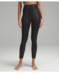 lululemon - Align High-rise Pants Shine - 25" - Color Black - Size 0 - Lyst