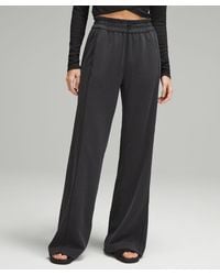 lululemon - Ribbed Softstreme Mid-rise Pants - 32.5" - Color Black - Size 0 - Lyst