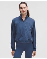lululemon - Sleek Full-Zip Running Jacket - Lyst
