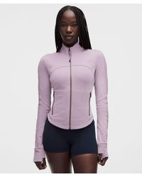 lululemon - – Define Jacket Micro-Rib Drapey Softstreme – /Pastel – Size 4 - Lyst