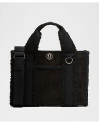 lululemon - – Boxy Mini Tote Bag 4.5L Faux Shearling Trims – - Lyst