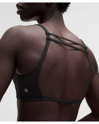 lululemon - Lightlift Open-Back Bra - Lyst