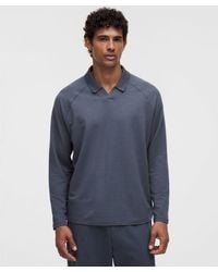 lululemon - – Buttery Loopback Collared Long-Sleeve Shirt – – Size Large - Lyst