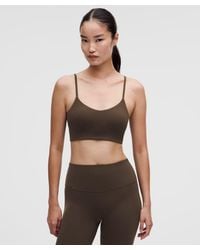 lululemon - Bend This Cami Spaghetti-Strap Bra - Lyst