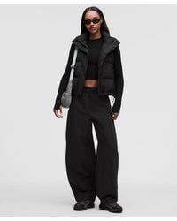 lululemon - – Crinkle Nylon Mid-Rise Barrel-Leg Pants – – Size Large - Lyst