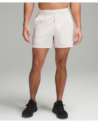 lululemon - Pace Breaker Linerless Shorts - 5" - Color White - Size L - Lyst