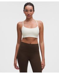 lululemon - – Flow Y Sports Bra Light Support, A/B Cup Design – – Size Large - Lyst