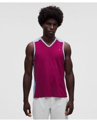 lululemon - Pique Mesh-Panel Sleeveless Tennis Shirt - Lyst