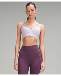 lululemon - Like A Cloud Strappy Longline Ribbed Bra Light Support, B/c Cup - Lyst