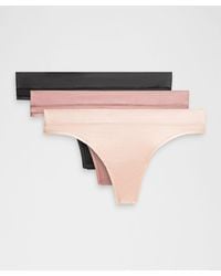 lululemon - Underease Mid-Rise Thong Underwear - Lyst