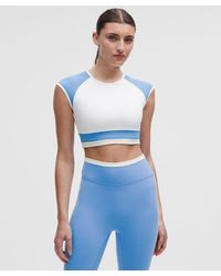 lululemon - Nulu Cropped Short-Sleeve Shirt - Lyst