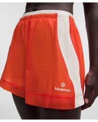 lululemon - License To Train Textured High-Rise Short 4" - Lyst