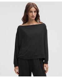 lululemon - Becalm Oversized Boatneck Long-Sleeve Shirt - Lyst
