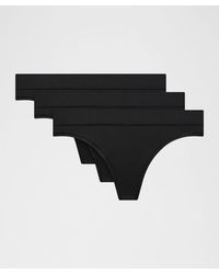 lululemon - – Underease Mid-Rise Thong Underwear 3 Pack – – Size Large - Lyst