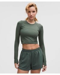 lululemon - Swiftly Tech Cropped Long-Sleeve Shirt 2 - Lyst