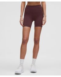 lululemon - – Swift Speed High-Rise Shorts – 6" – – Size 4 - Lyst