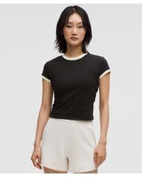lululemon - Organic Cotton Ringer Baby Tee - Lyst