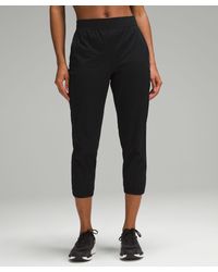 lululemon - Adapted State High-rise Cropped Joggers - Color Black - Size 0 - Lyst