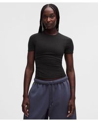 lululemon - Wundermost Ultra-Soft Nulu Hip-Length Crewneck Shirt - Lyst