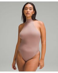 lululemon - Wundermost Ultra-soft Nulu Mockneck Sleeveless Bodysuit - Lyst