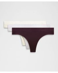 lululemon - Underease Mid-Rise Thong Underwear - Lyst