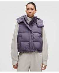 lululemon - Wunder Puff 600-Down-Fill Cropped Vest - Lyst