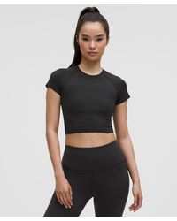 lululemon - Swiftly Tech Cropped Short-Sleeve Shirt 2.0 - Lyst