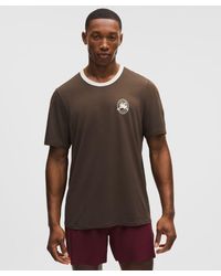 lululemon - Fast And Free Perforated Stripe T-Shirt - Lyst