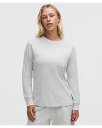 lululemon - All Yours Organic Cotton Long-Sleeve Shirt - Lyst