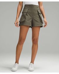 lululemon - Relaxed-fit Super-high-rise Cargo Shorts 4" - Lyst