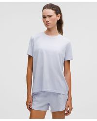 lululemon - – Swiftly Relaxed Short-Sleeve Shirt Fit – – Size 4 - Lyst
