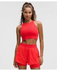 lululemon - Revealknit Cropped Tank Top - Lyst