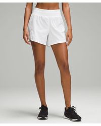 lululemon - Track That High-rise Lined Shorts 5" - Lyst