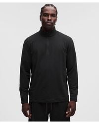 lululemon - – Soft Jersey Half Zip Long-Sleeve Top – – Size Large - Lyst