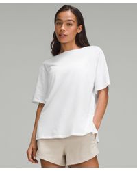 lululemon - Relaxed-fit Boatneck T-shirt - Lyst