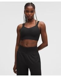 lululemon - Like A Cloud Longline Ribbed Sports Bra Light Support - Lyst