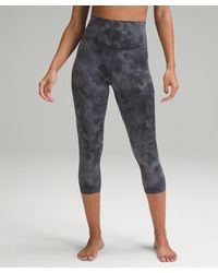lululemon - – Align High-Rise Crop Leggings – 21" – /Tie Dye – Size 20 - Lyst