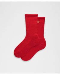 lululemon - – Lunar New Year Daily Essential Crew Socks – /Neon – Size Large - Lyst