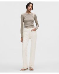 lululemon - – Easyfive Mid-Rise Relaxed-Straight Pants Regular – – Size 28 - Lyst