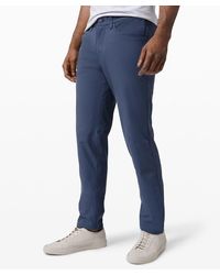 lululemon - Abc Classic-fit 5 Pocket Trousers 34"l Warpstreme - Color Blue - Size 30 - Lyst