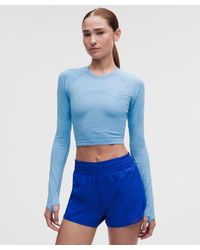 lululemon - Swiftly Tech Cropped Long-Sleeve Shirt 2 - Lyst