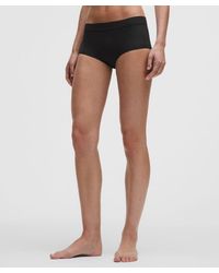 lululemon - – Underease Mid-Rise Ruched Boyshort Underwear – – Size Large - Lyst