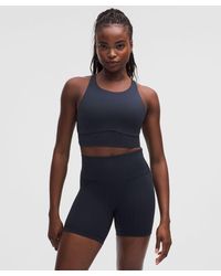 lululemon - – Energy High-Neck Longline Sports Bra Evolve Medium Support, B-D Cups – – Size Large - Lyst
