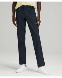 lululemon - Abc Classic-fit 5 Pocket Trousers 32"l Warpstreme - Color Blue - Size 40 - Lyst