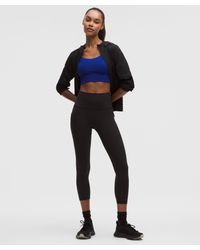 lululemon - Wunder Train High-rise Crop Leggings With Pockets - 23" - Color Black - Size 0 - Lyst